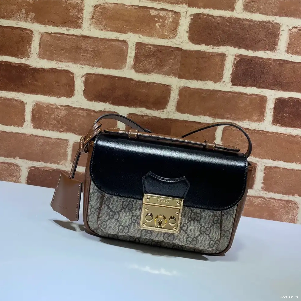 First bag ru bag mini Padlock GUCCI 0525